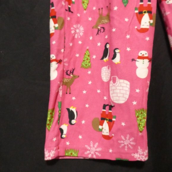 CARTER'S | size 10 | Christmas / Holiday Theme Pink Fleece Pants | NWOT - Picture 5 of 12